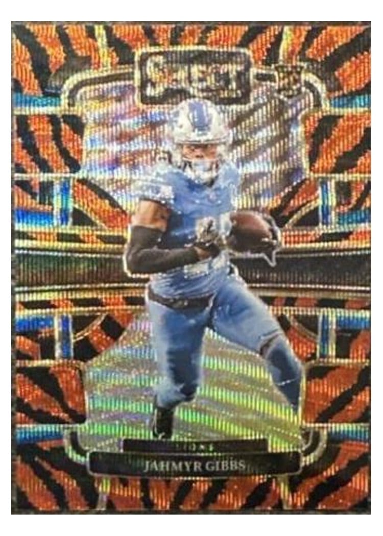 2023 Panini Select Jahmyr Gibbs #34 card