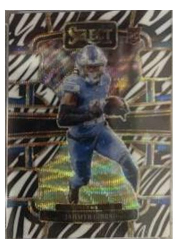2023 Panini Select Jahmyr Gibbs #34 card