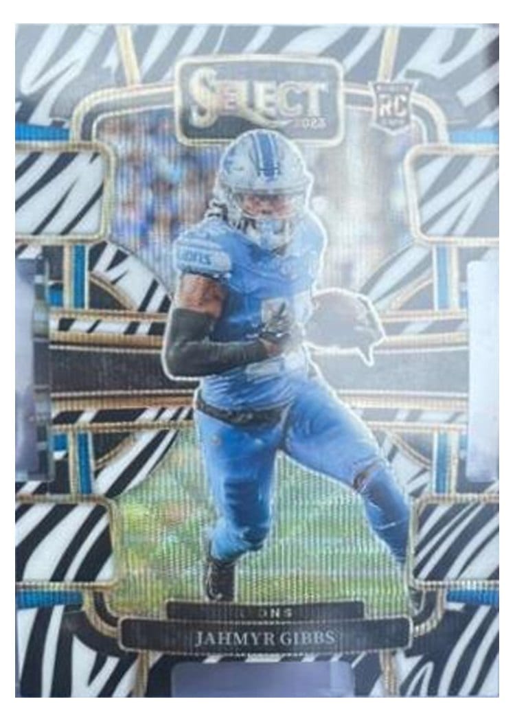2023 Panini Select Jahmyr Gibbs #34 card