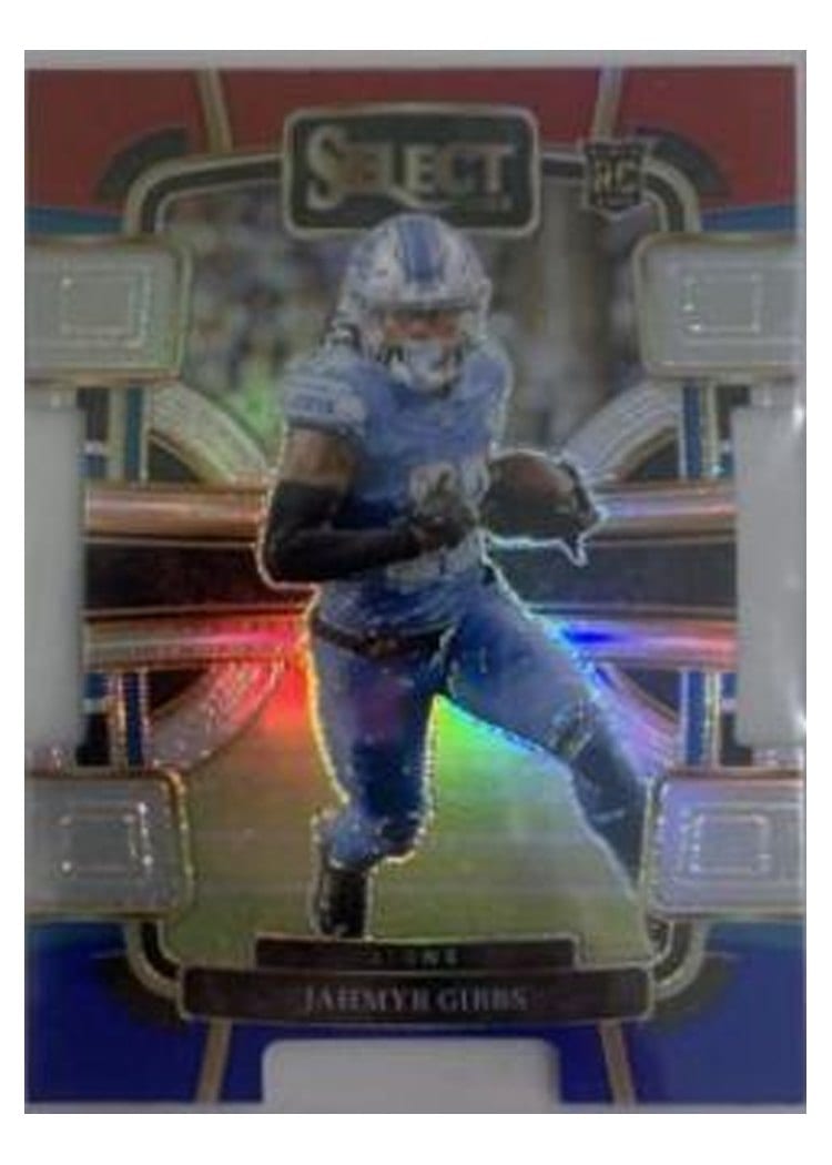 2023 Panini Select Jahmyr Gibbs #34 card