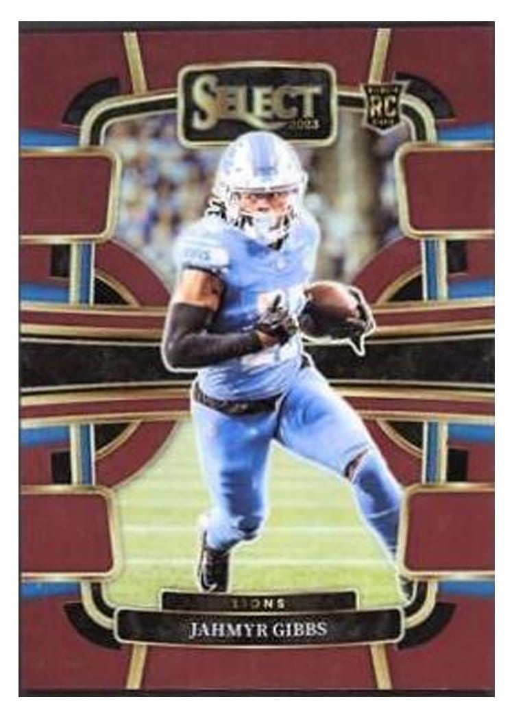 2023 Panini Select Jahmyr Gibbs #34 card