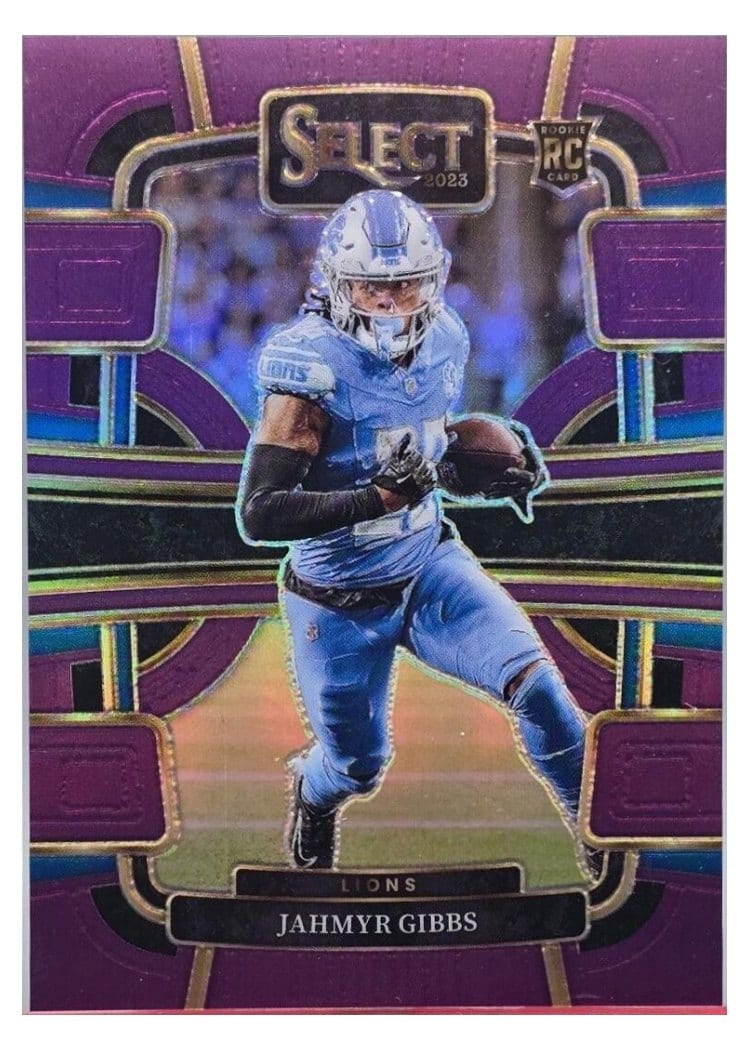 2023 Panini Select Jahmyr Gibbs #34 card