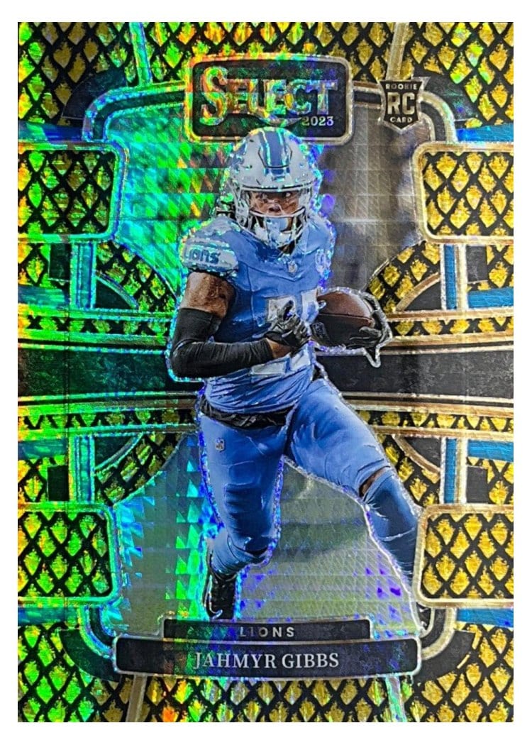 2023 Panini Select Jahmyr Gibbs #34 card