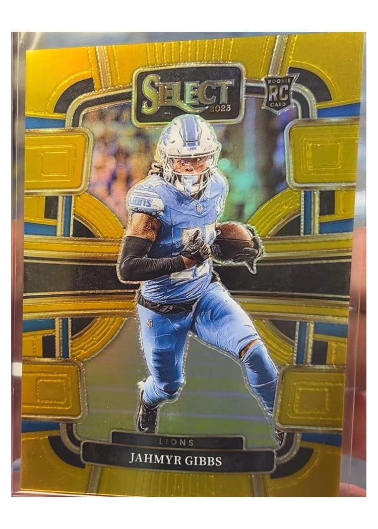 2023 Panini Select Jahmyr Gibbs #34 card