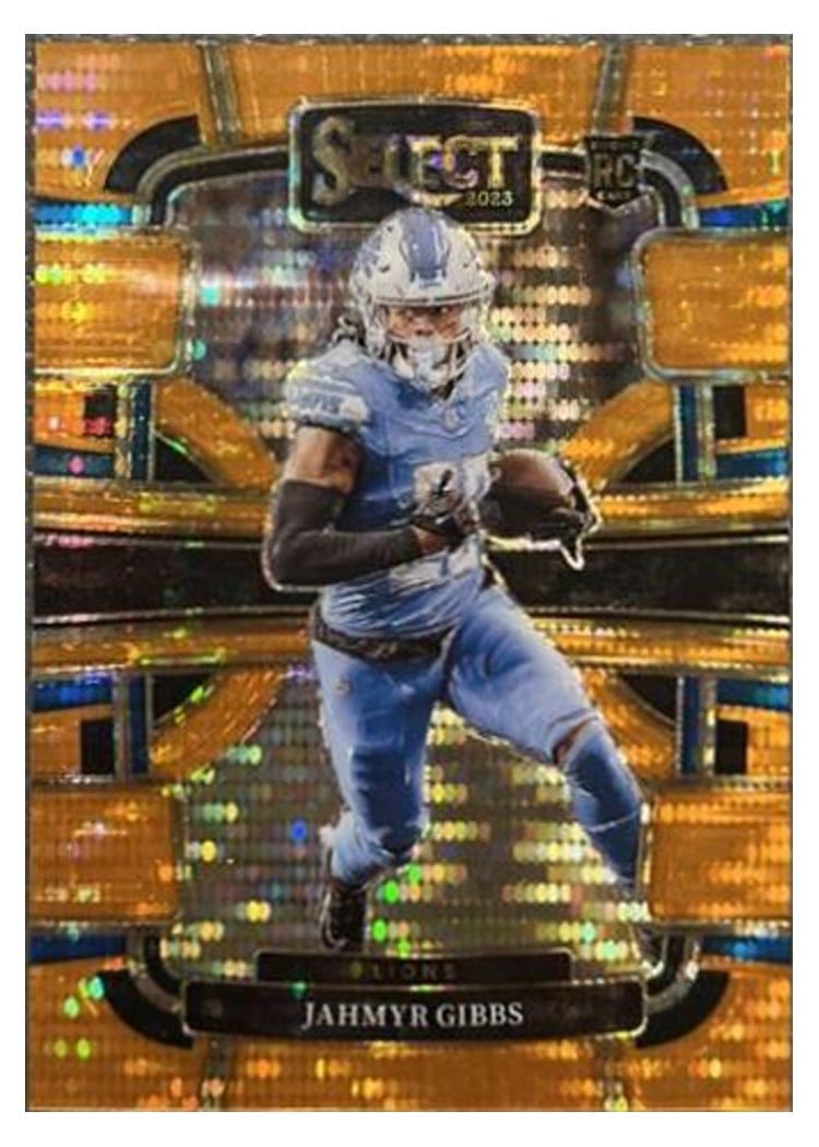 2023 Panini Select Jahmyr Gibbs #34 card