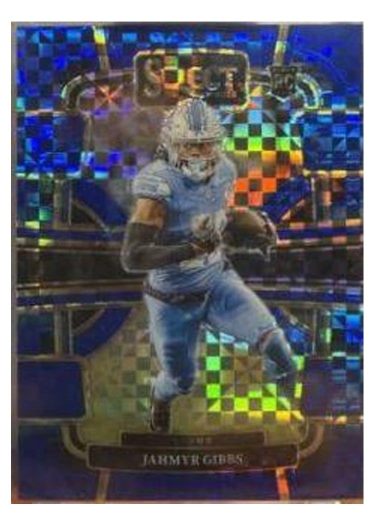 2023 Panini Select Jahmyr Gibbs #34 card