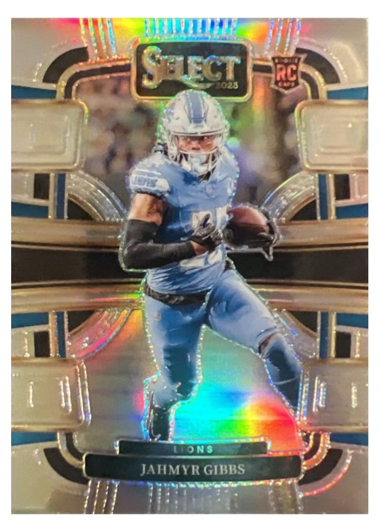 2023 Panini Select Jahmyr Gibbs Snakeskin Prizm #34 card
