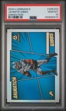 2024 Panini Luminance Animation Jahmyr Gibbs #ANI-JGS card
