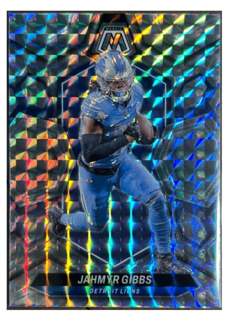 2024 Panini Mosaic Base Set Jahmyr Gibbs #73 card