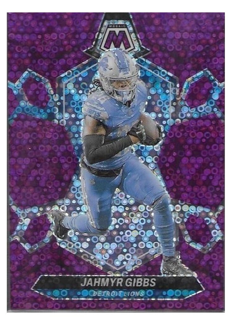 2024 Panini Mosaic Base Set Jahmyr Gibbs #73 card