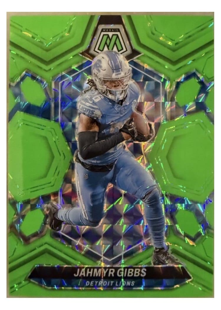 2024 Panini Mosaic Base Set Jahmyr Gibbs #73 card