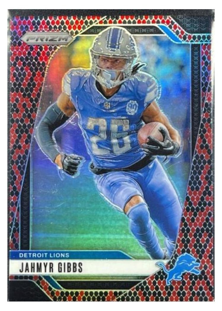 2024 Panini Prizm Base Set Jahmyr Gibbs #93 card