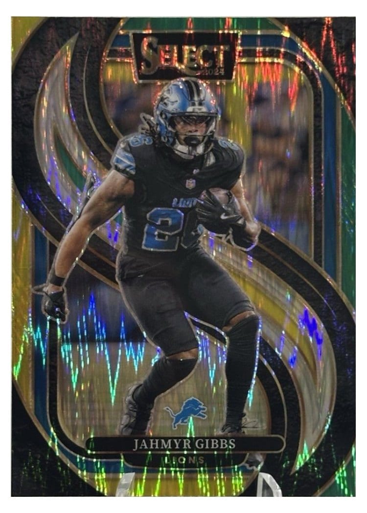 2024 Panini Select Base Set Jahmyr Gibbs #163 card