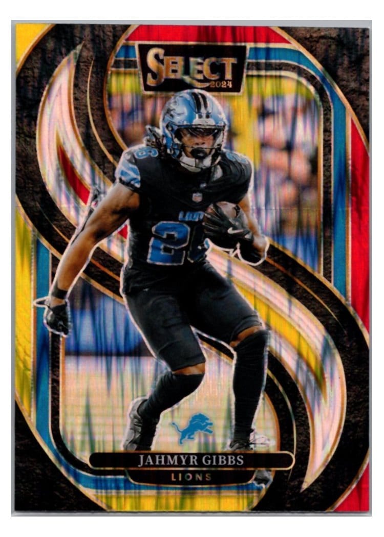 2024 Panini Select Base Set Jahmyr Gibbs #163 card