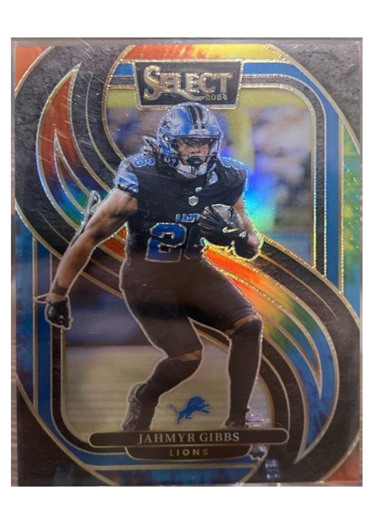 2024 Panini Select Base Set Jahmyr Gibbs #163 card