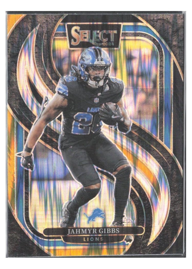2024 Panini Select Base Set Jahmyr Gibbs #163 card