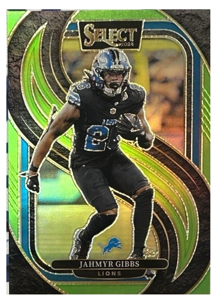 2024 Panini Select Base Set Jahmyr Gibbs #163 card
