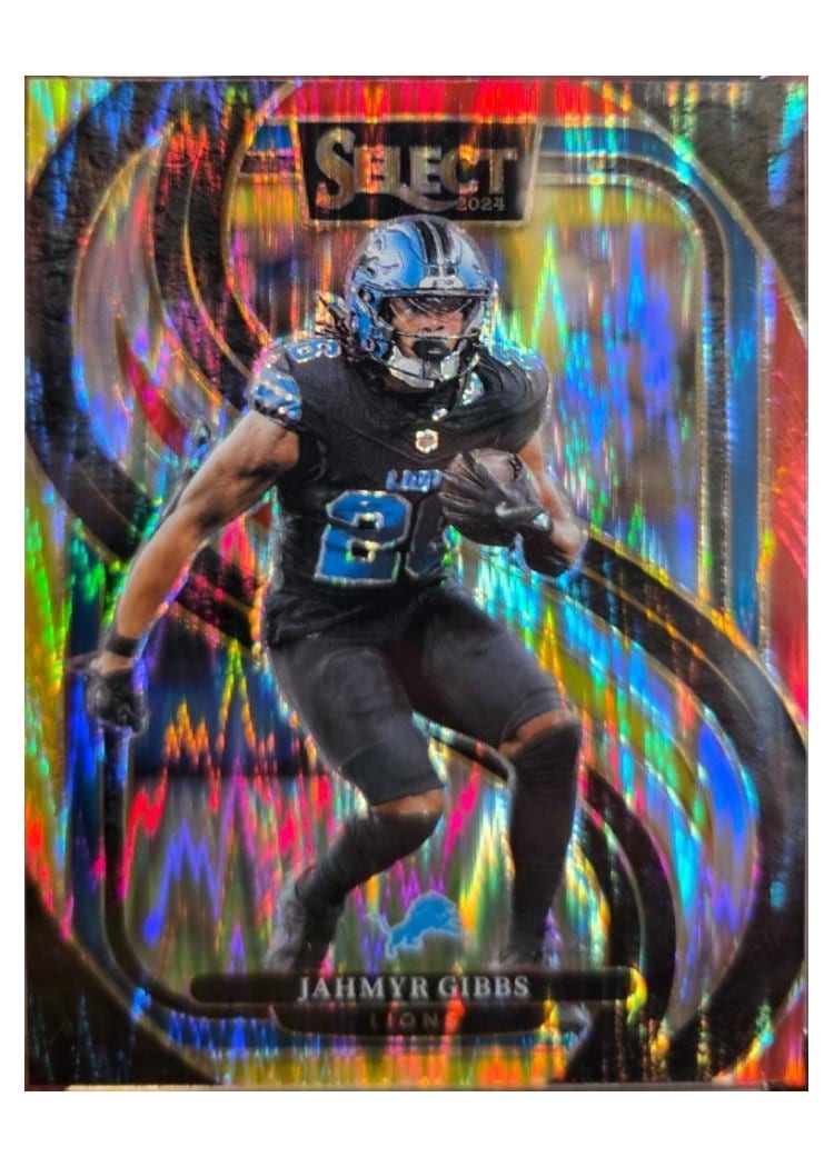 2024 Panini Select Base Set Jahmyr Gibbs #163 card