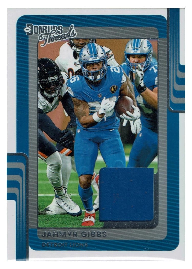 2025 Donruss Donruss Threads Jahmyr Gibbs #DTH-JGS card