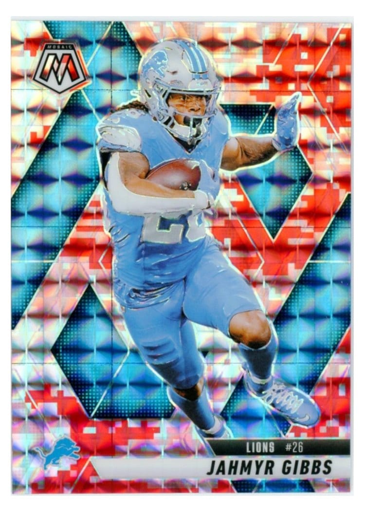 2025 Panini Mosaic Base Set Jahmyr Gibbs #103 card