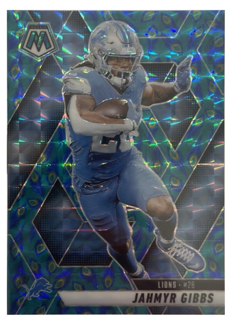 2025 Panini Mosaic Base Set Jahmyr Gibbs #103 card