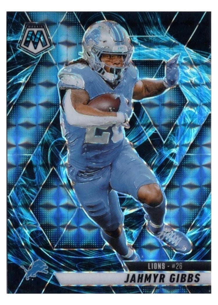 2025 Panini Mosaic Base Set Jahmyr Gibbs #103 card