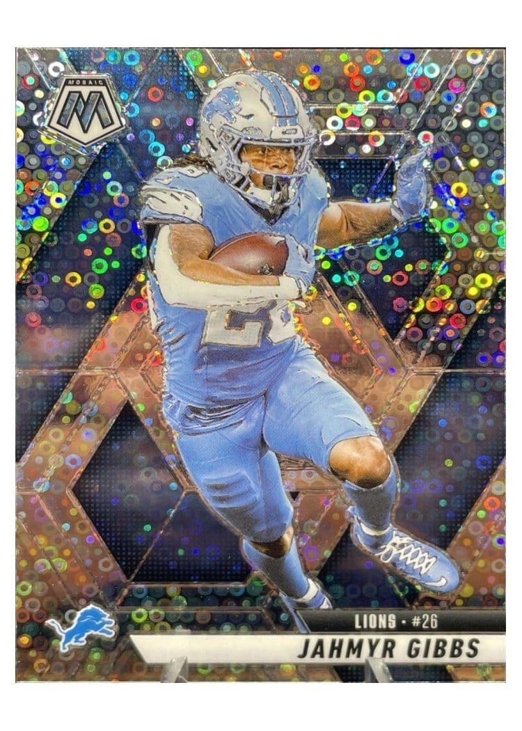 2025 Panini Mosaic Base Set Jahmyr Gibbs #103 card
