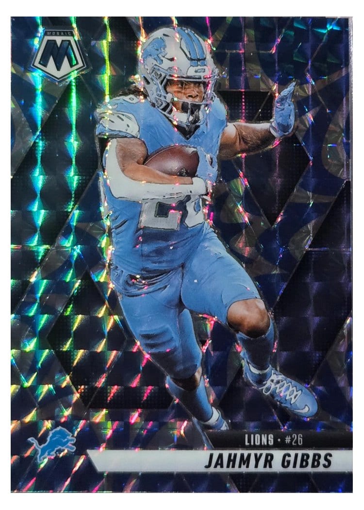 2025 Panini Mosaic Base Set Jahmyr Gibbs #103 card