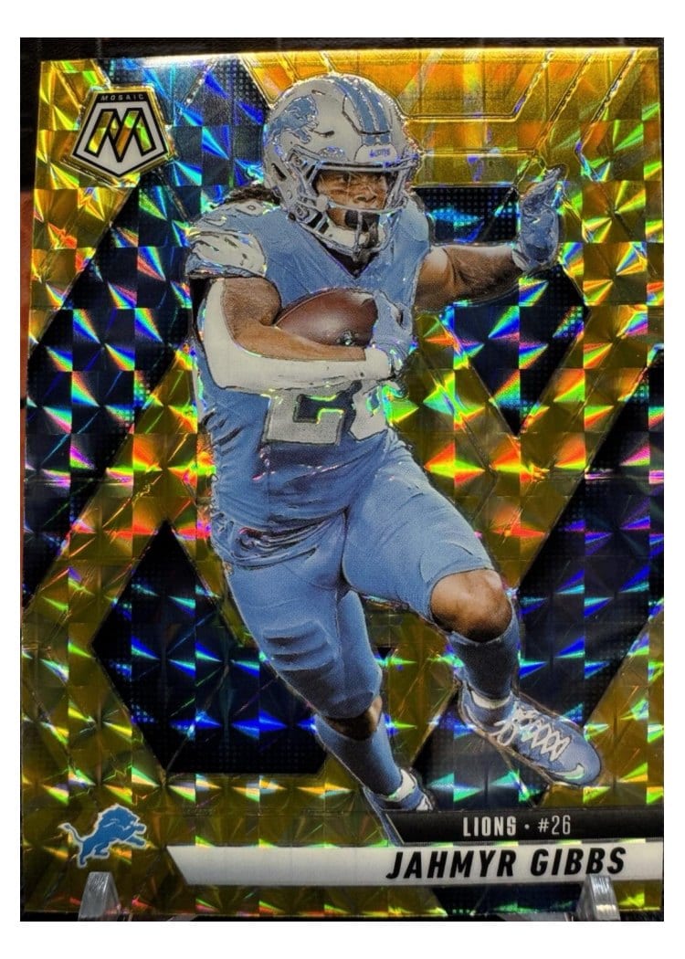 2025 Panini Mosaic Base Set Jahmyr Gibbs #103 card