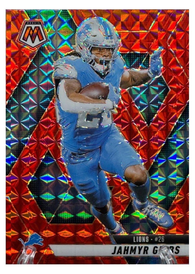2025 Panini Mosaic Base Set Jahmyr Gibbs #103 card