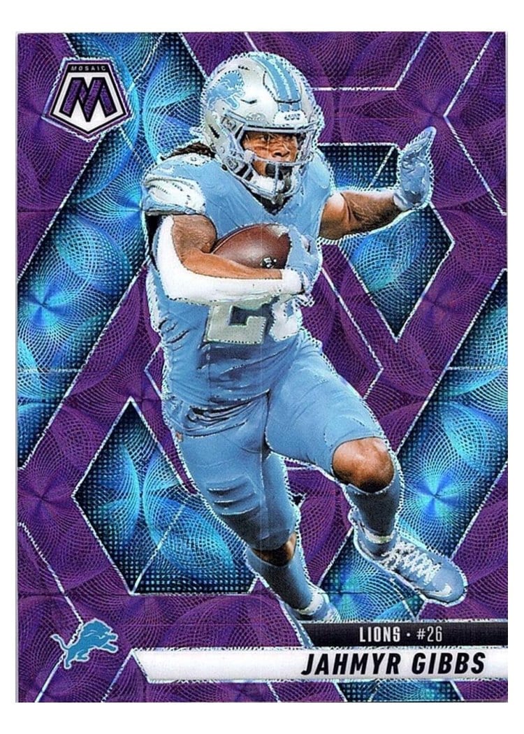2025 Panini Mosaic Base Set Jahmyr Gibbs #103 card