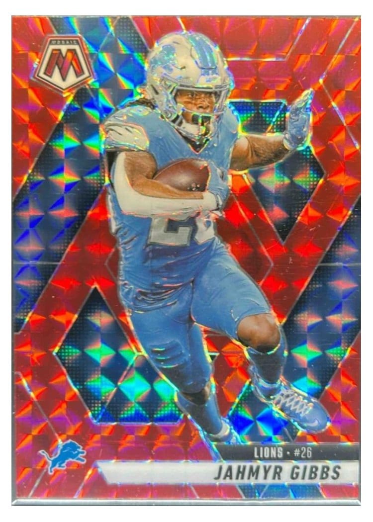 2025 Panini Mosaic Base Set Jahmyr Gibbs #103 card
