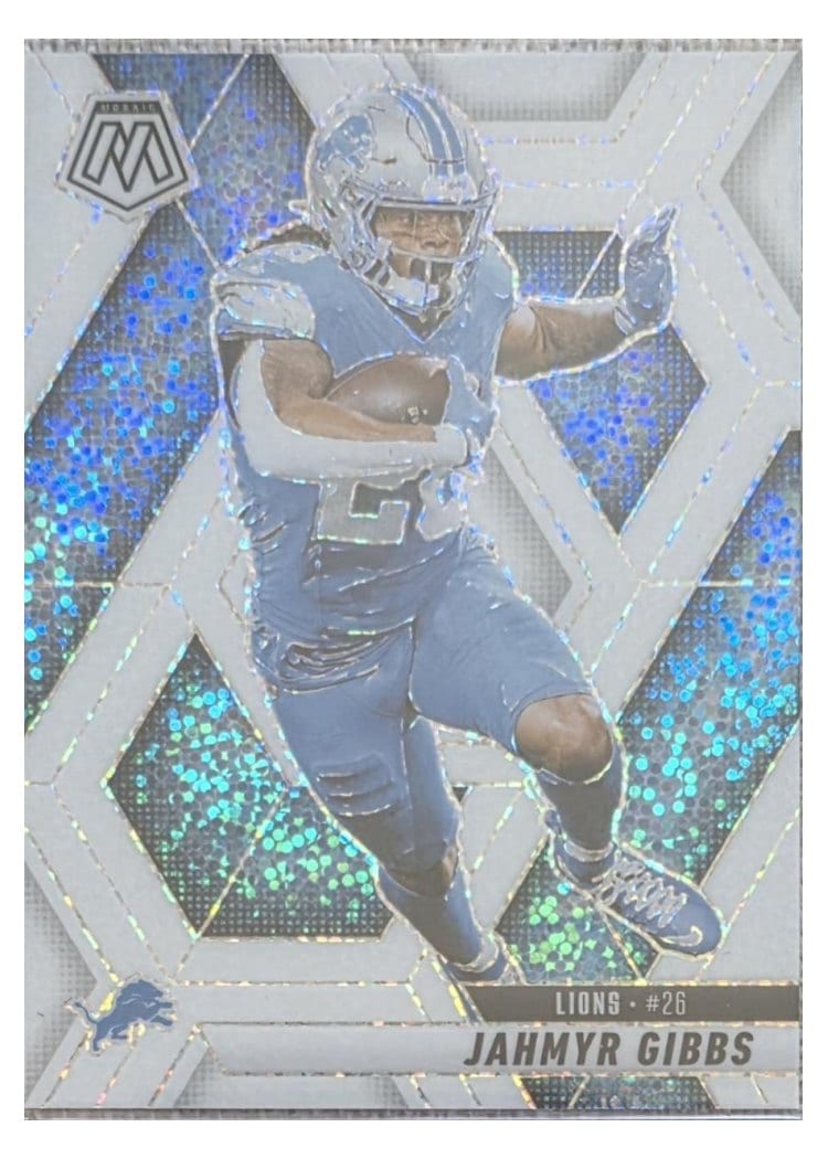 2025 Panini Mosaic Base Set Jahmyr Gibbs #103 card