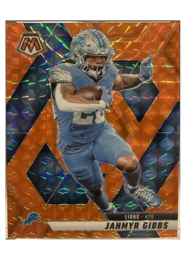 2025 Panini Mosaic Base Set Jahmyr Gibbs #103 card