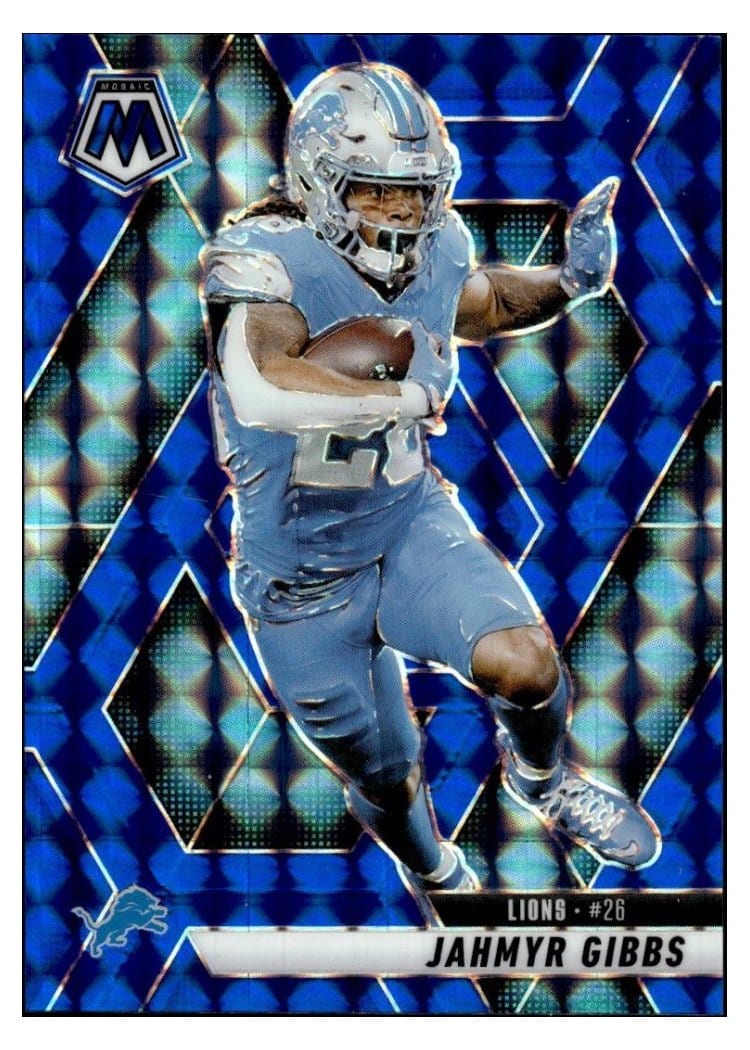 2025 Panini Mosaic Base Set Jahmyr Gibbs #103 card