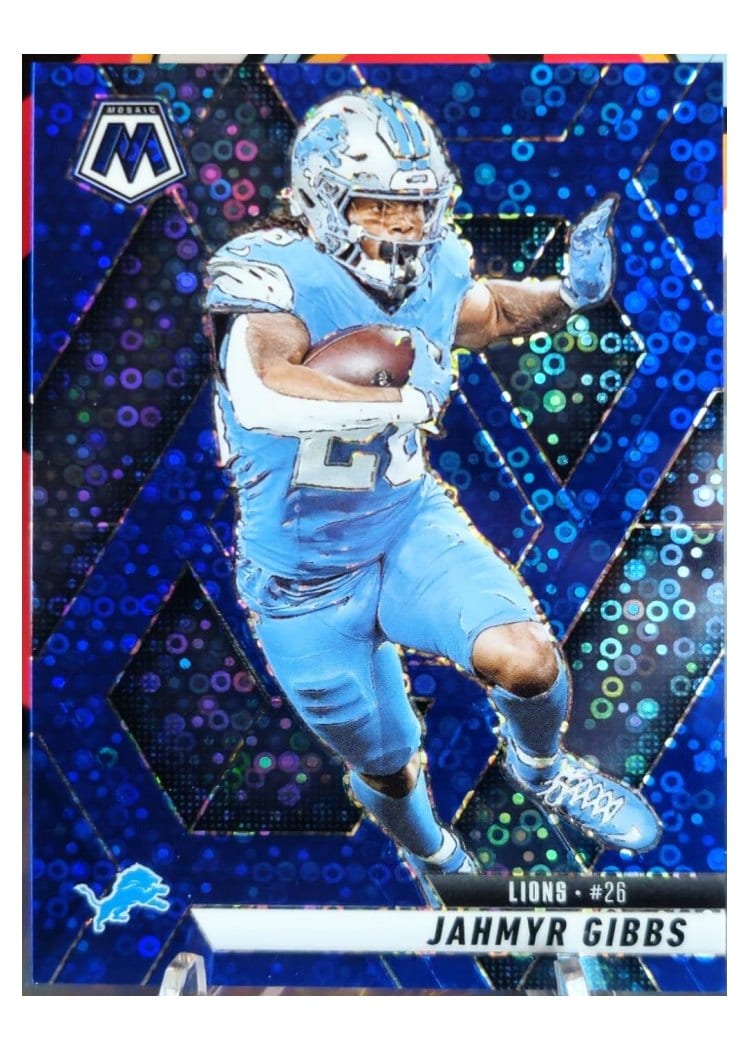 2025 Panini Mosaic Base Set Jahmyr Gibbs #103 card