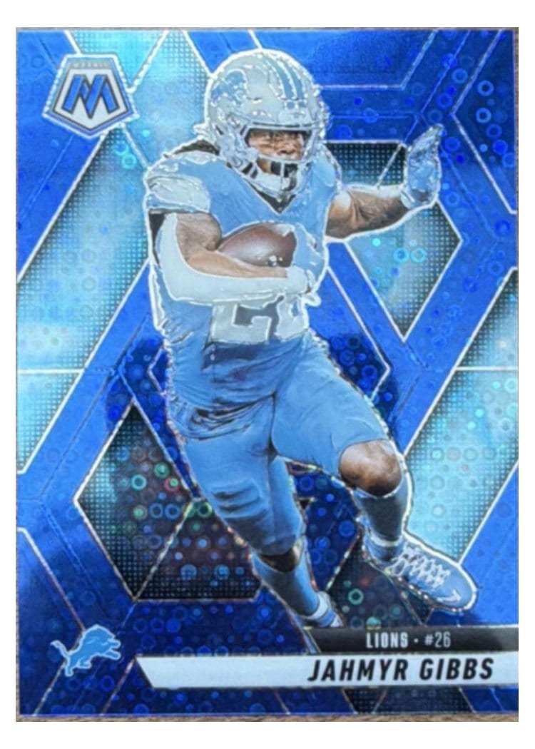 2025 Panini Mosaic Base Set Jahmyr Gibbs #103 card