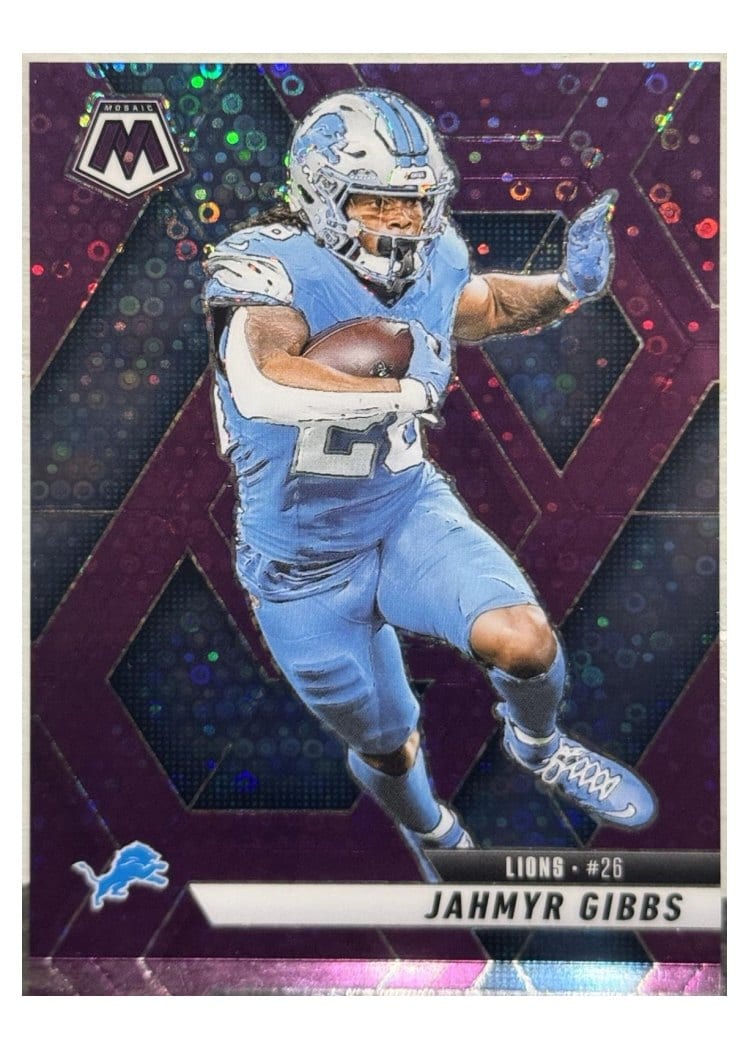 2025 Panini Mosaic Base Set Jahmyr Gibbs #103 card