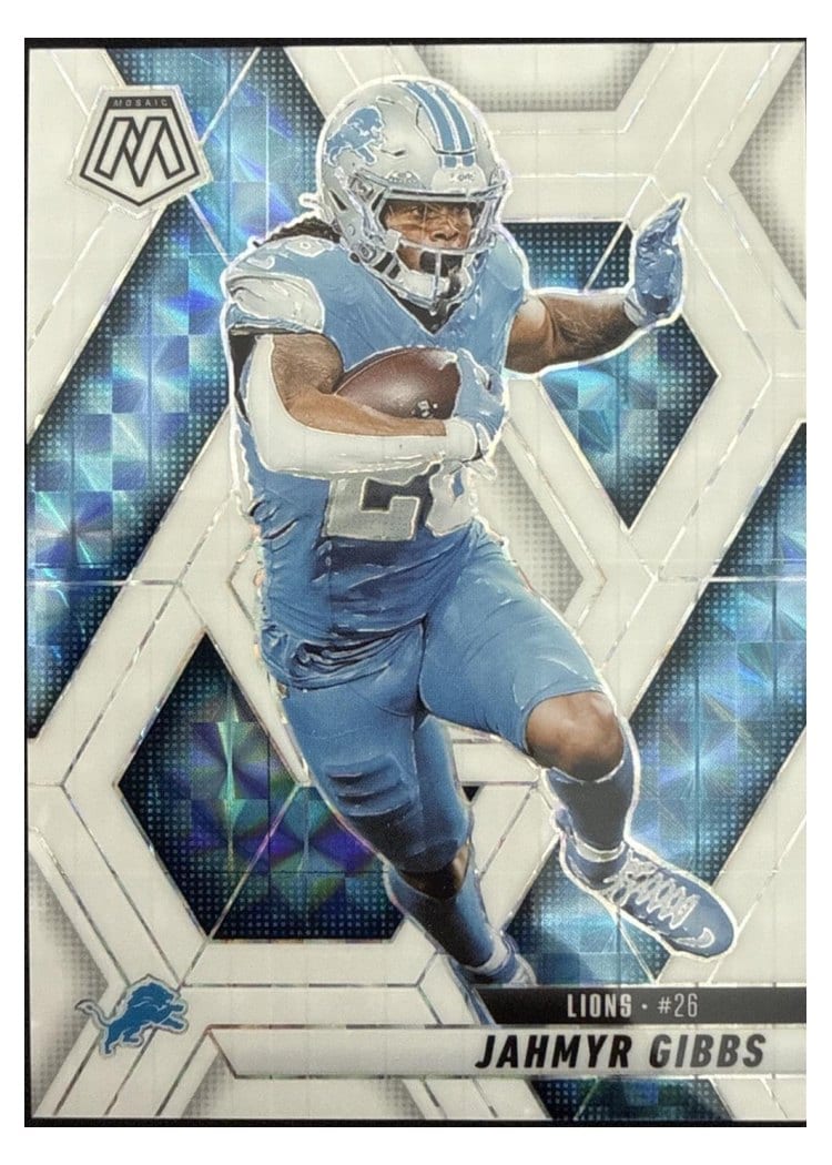 2025 Panini Mosaic Base Set Jahmyr Gibbs #103 card