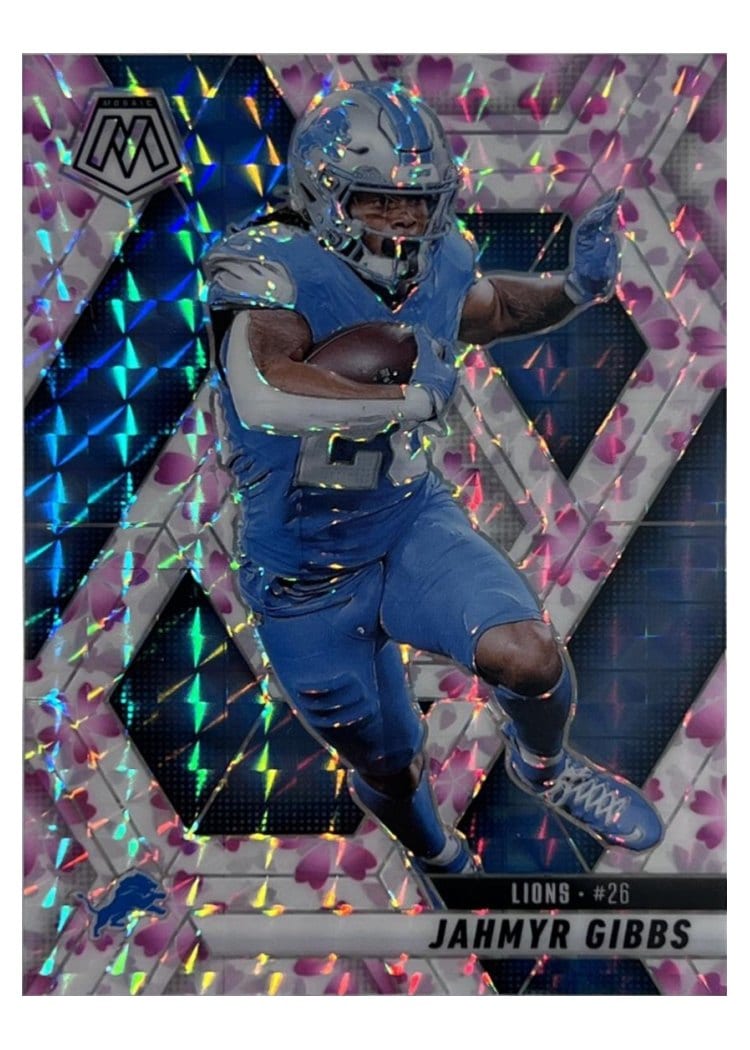 2025 Panini Mosaic Base Set Jahmyr Gibbs #103 card