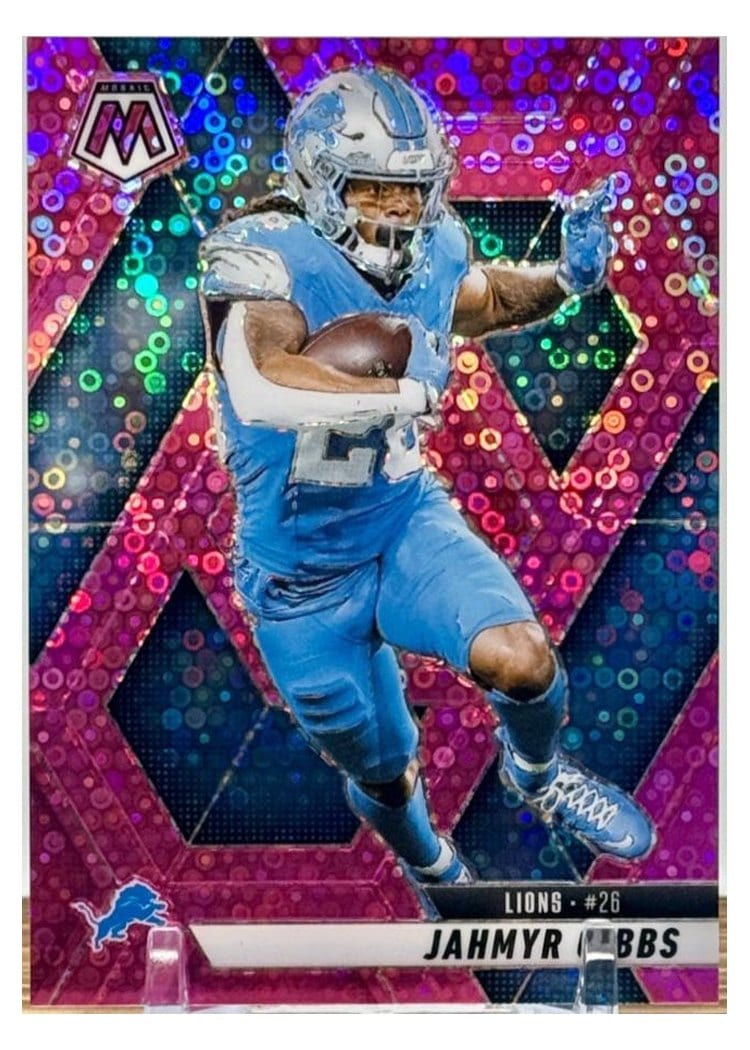 2025 Panini Mosaic Base Set Jahmyr Gibbs #103 card