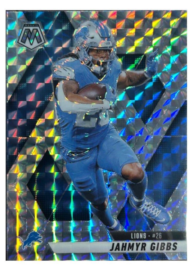 2025 Panini Mosaic Base Set Jahmyr Gibbs #103 card