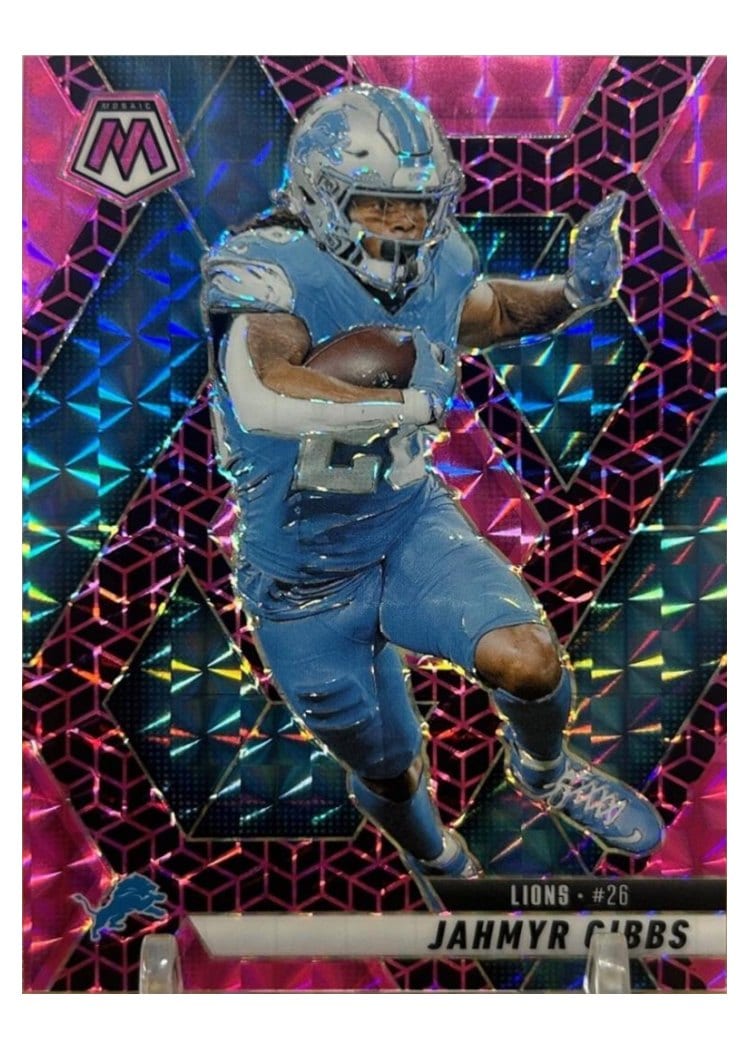 2025 Panini Mosaic Base Set Jahmyr Gibbs #103 card
