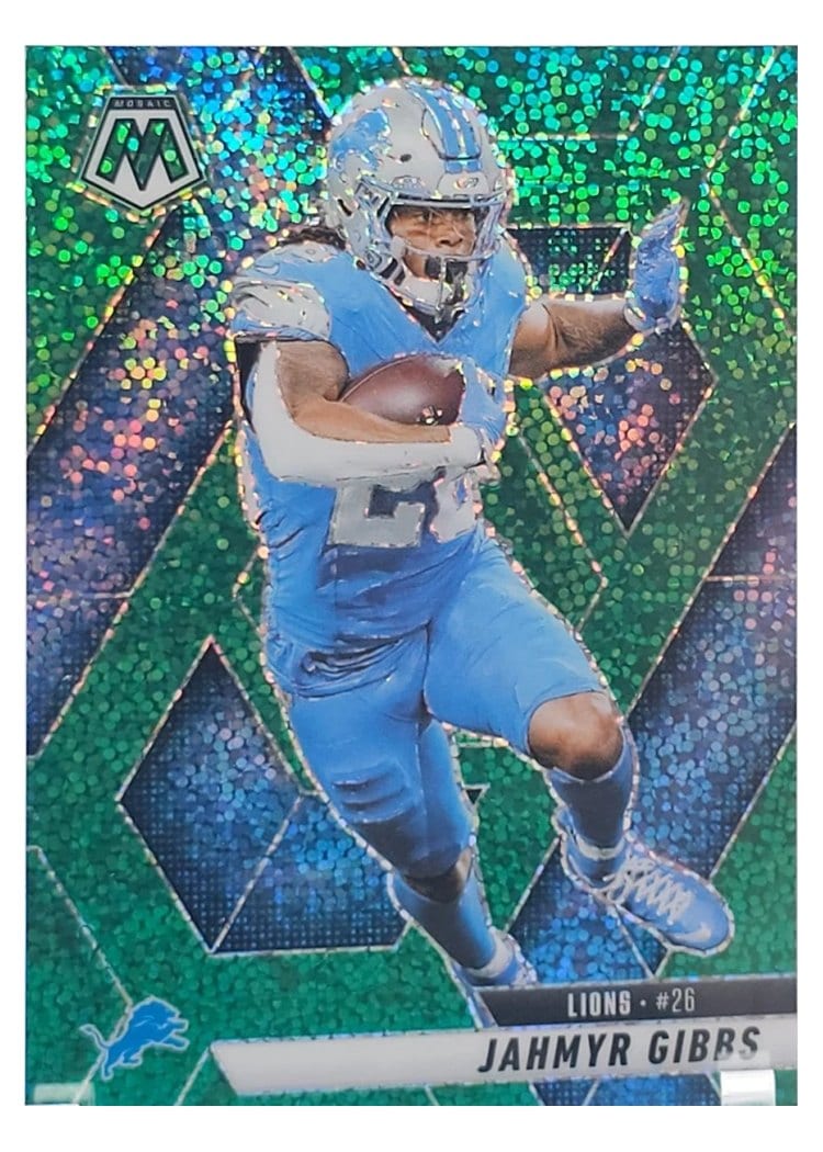 2025 Panini Mosaic Base Set Jahmyr Gibbs #103 card