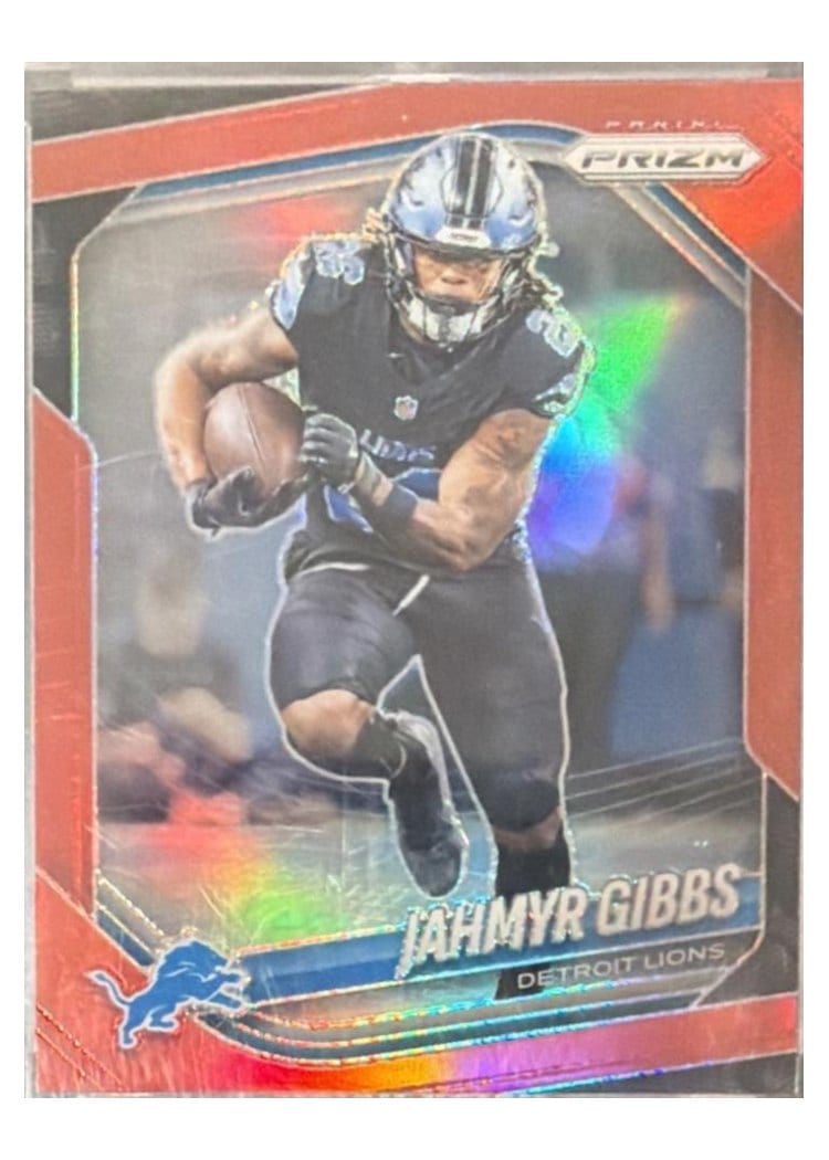 2025 Panini Prizm Base Set Jahmyr Gibbs #74 card