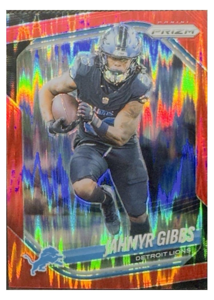 2025 Panini Prizm Base Set Jahmyr Gibbs #74 card