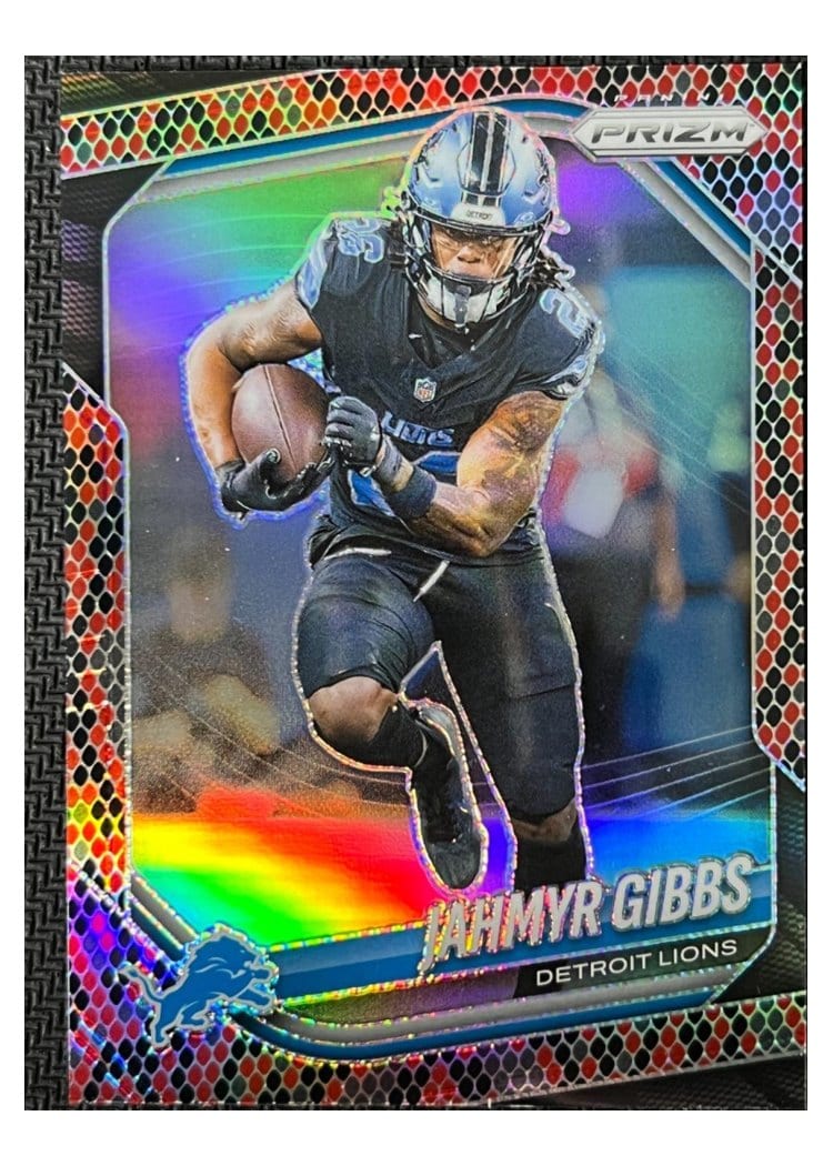 2025 Panini Prizm Base Set Jahmyr Gibbs #74 card