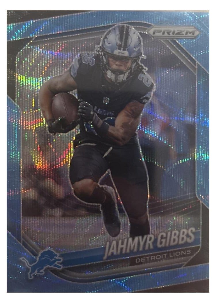 2025 Panini Prizm Base Set Jahmyr Gibbs #74 card