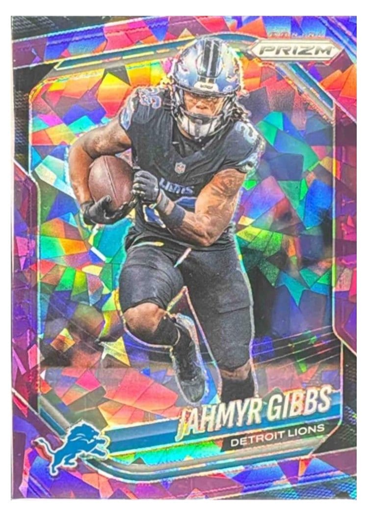 2025 Panini Prizm Base Set Jahmyr Gibbs #74 card