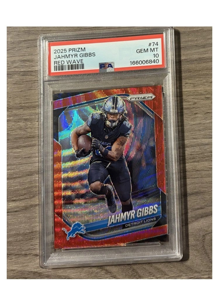 2025 Panini Prizm Base Set Jahmyr Gibbs #74 card